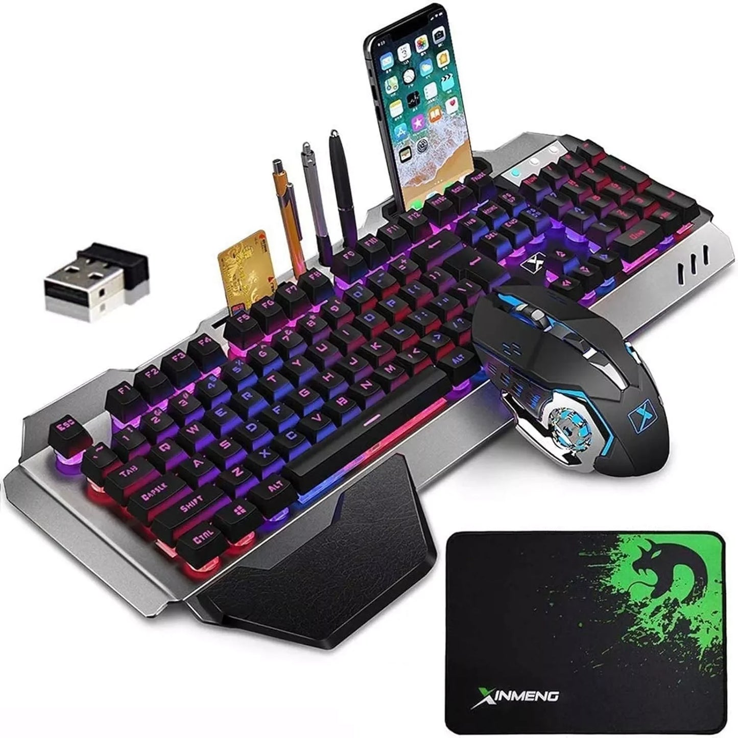 Ziyoulang Wireless Gaming Keyboard And Mouse Set Backlit