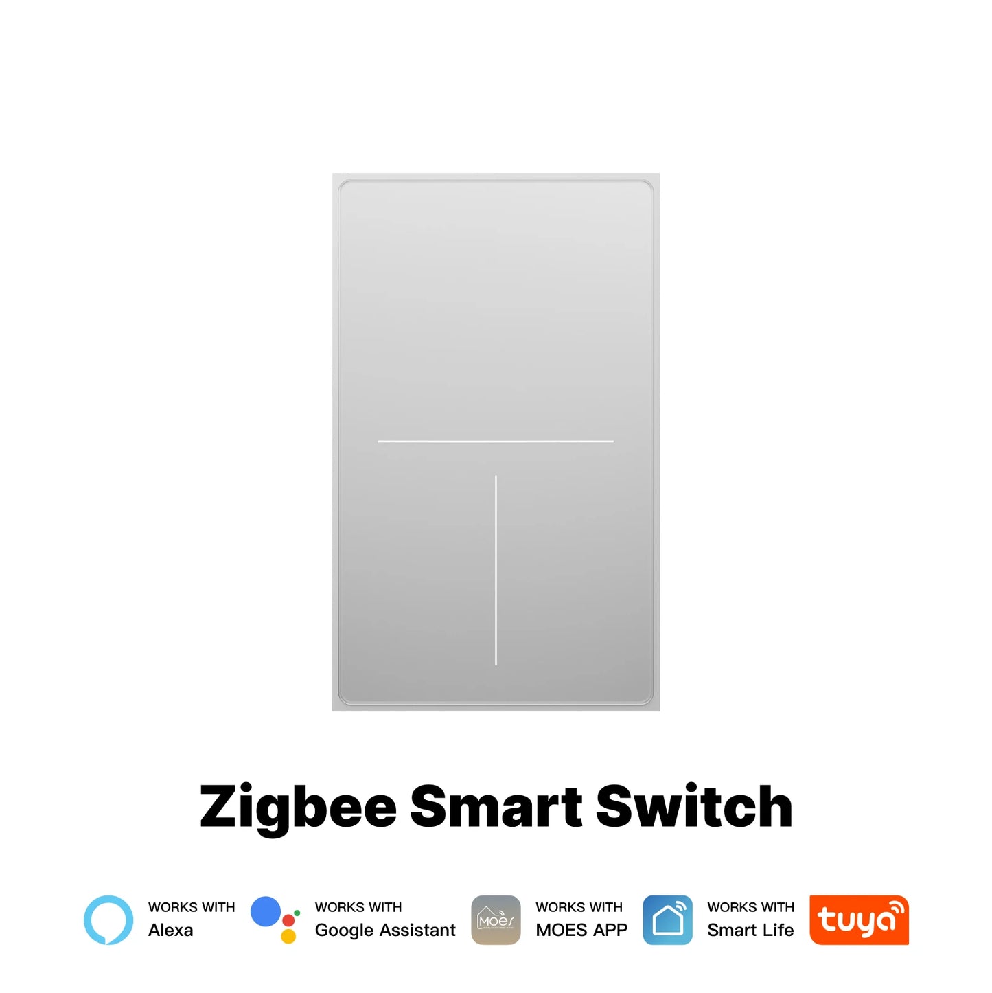 MOES ZigBee Star Feather Smart Touch Switch US Neutral Required