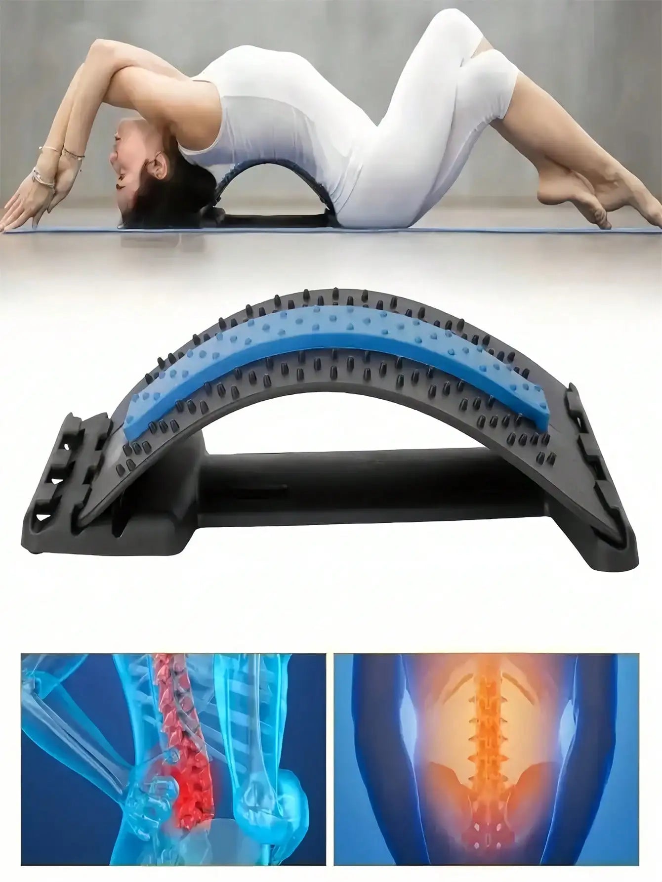 Back Relaxer Waist Stretcher And Cervical Back Stretch Tool