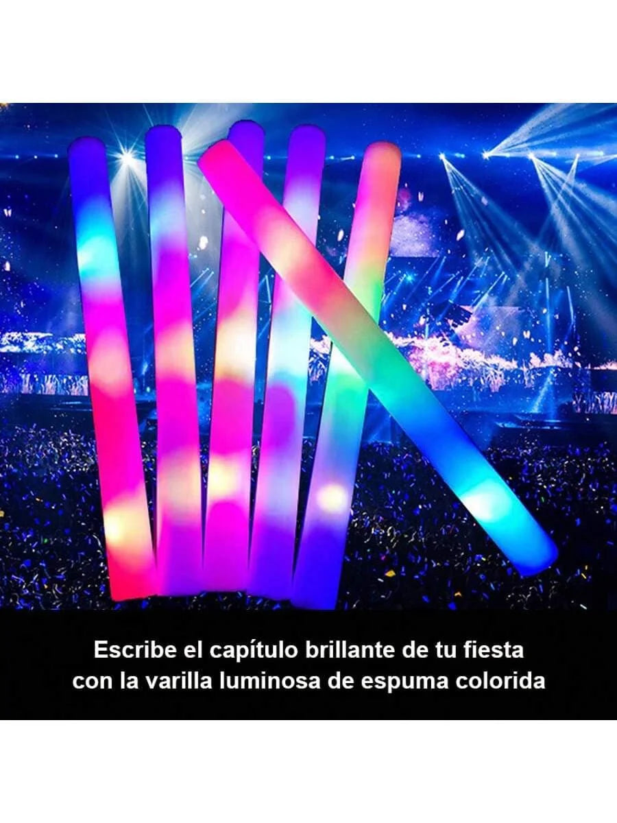 LED Foam Glow Sticks Flashing Event Party Favor Batons