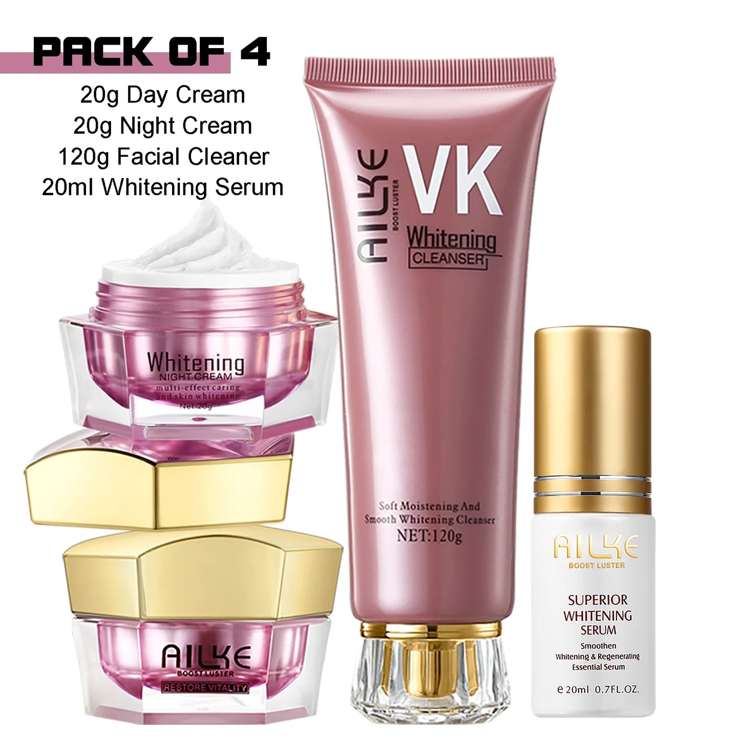 AILKE Lightening Anti-Wrinkle Face Cream With Hyaluronic Acid