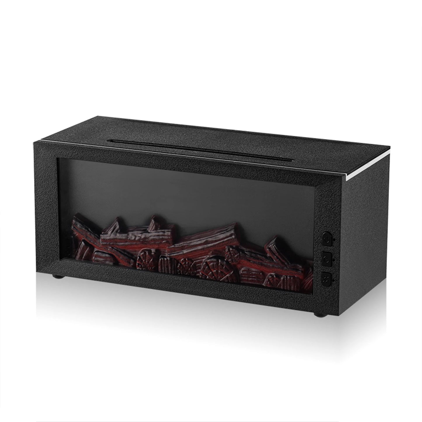 Fireplace Flame Air Diffuser Humidifier With Timer And Aroma