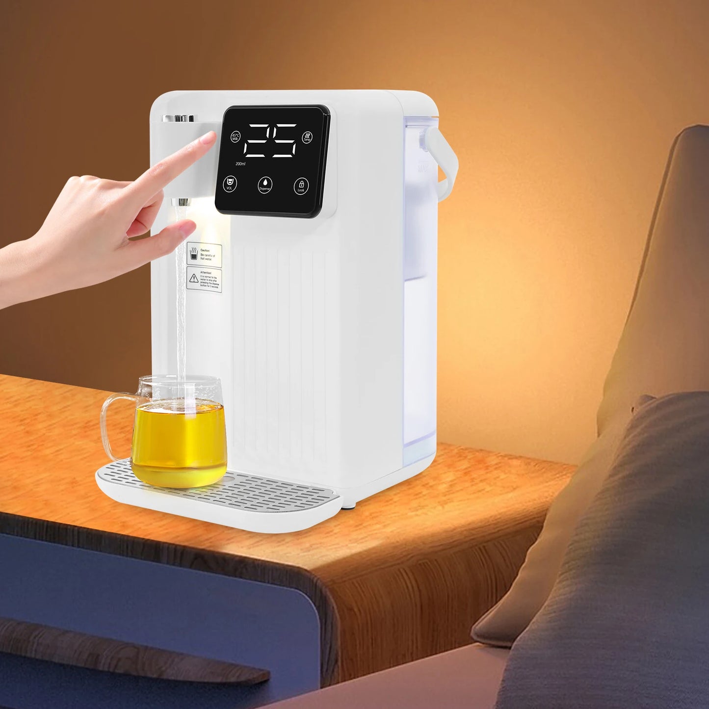 3L Instant Hot Water Dispenser With LED Panel Temperature Adjustable