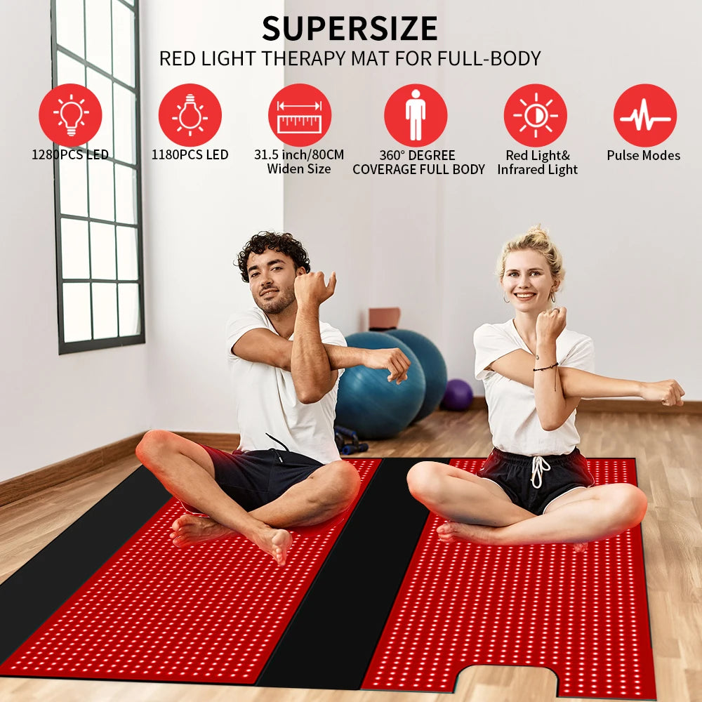 Premium Full Body Infrared Light Therapy Sleep Mat And Blanket
