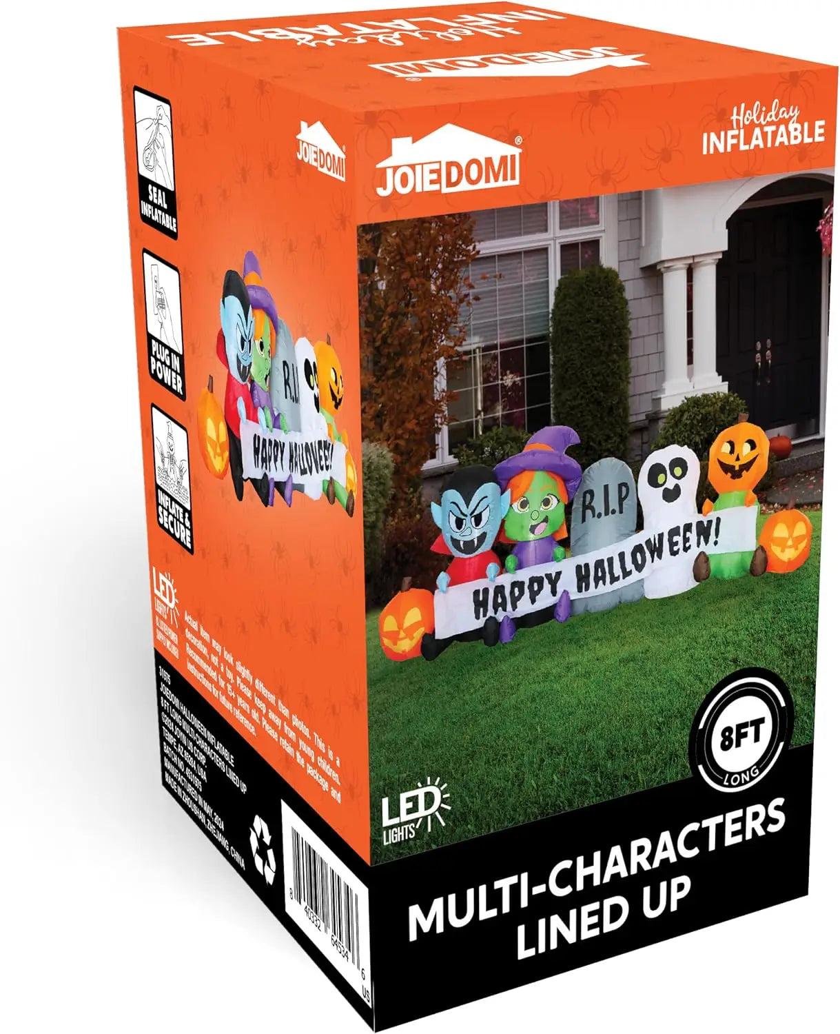 Joyfy Inflatable Halloween Multi-Character Series With LED Lights Outdoor Yard