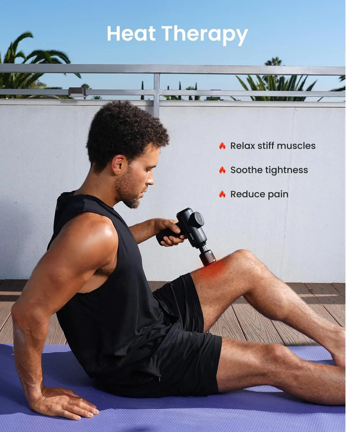 Massage Gun With Heat And Cold Therapy For Deep Recovery