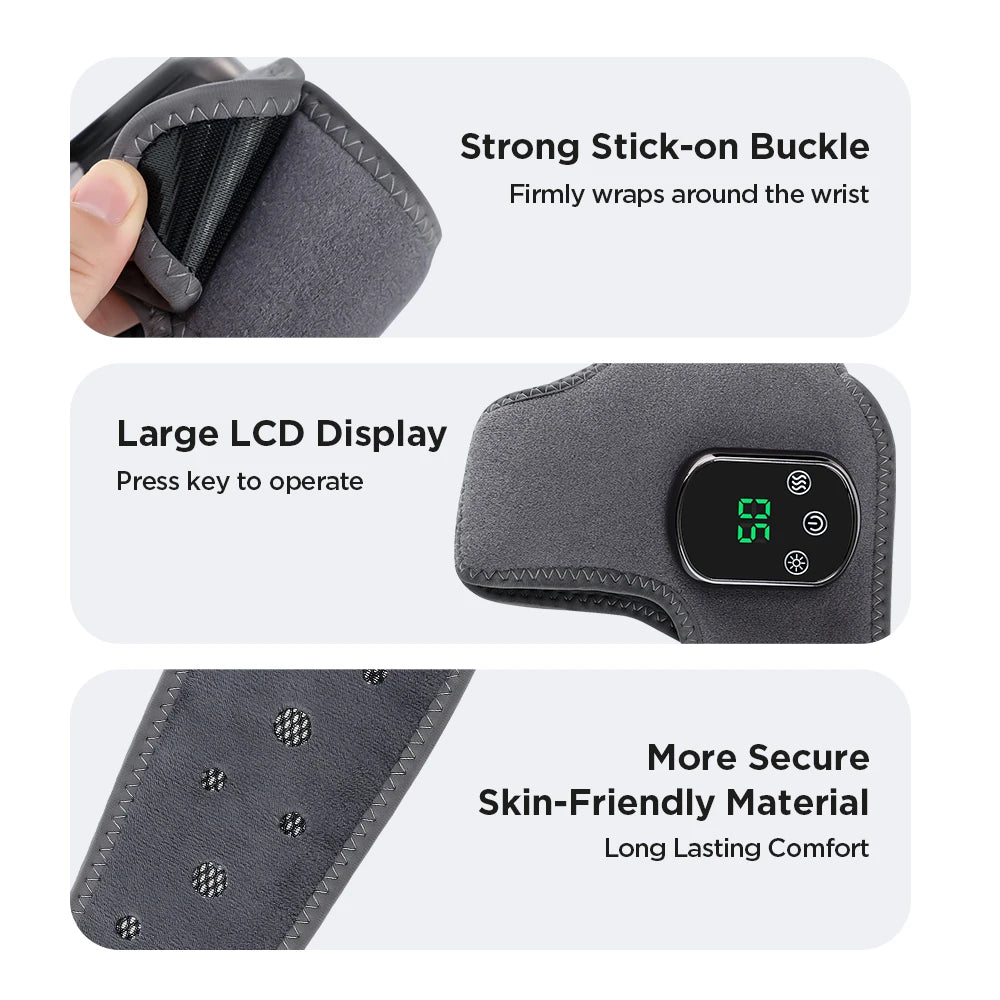 PASTSKY Electric Foot Massager With Heated Vibration Ankle Protection