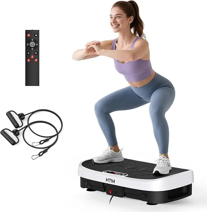 HTM Vibration Plate Whole Body Fitness Platform 120 Levels