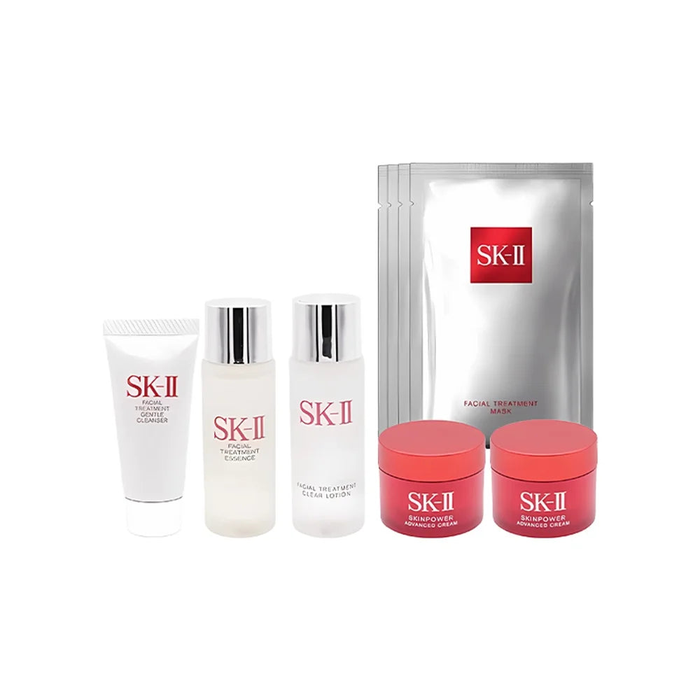 SK-II Travel Exclusive 9 Piece Set Cleanser And Treatment Essentials