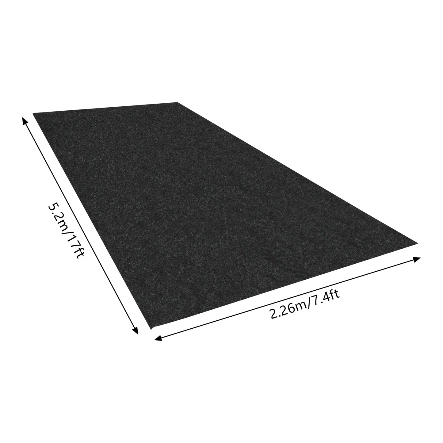 Garage Non-Slip Floor Mat Non-Woven PE Waterproof Protection