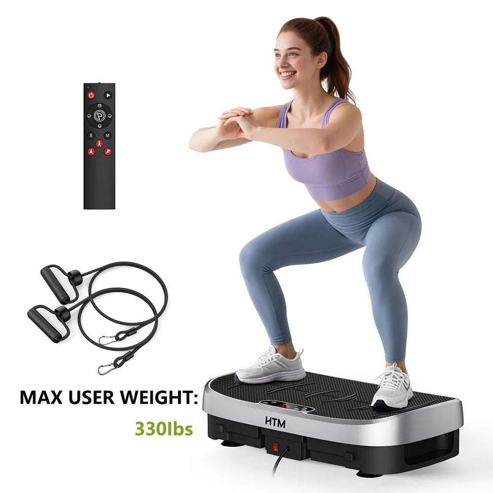 HTM Vibration Plate Fitness Multi Function Trainer 330 Lbs