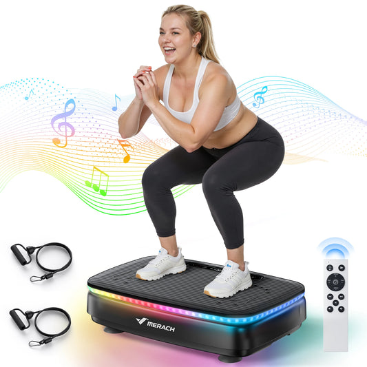 MERACH Vibration Plate For Whole Body Workout And Lymphatic Drainage