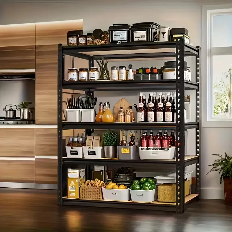 Heavy-Duty Metal Storage Rack, 2000 Lb Per Layer, Adjustable