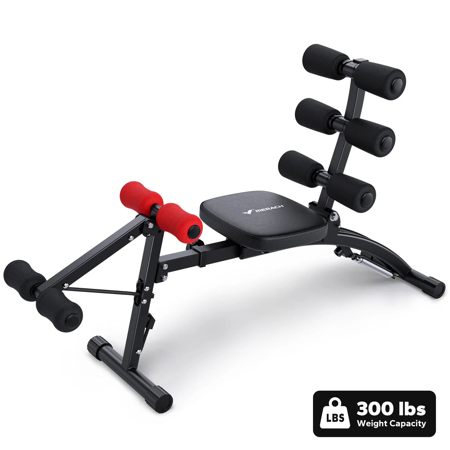 MERACH Ab Machine Multifunctional Adjustable Sit Up Bench