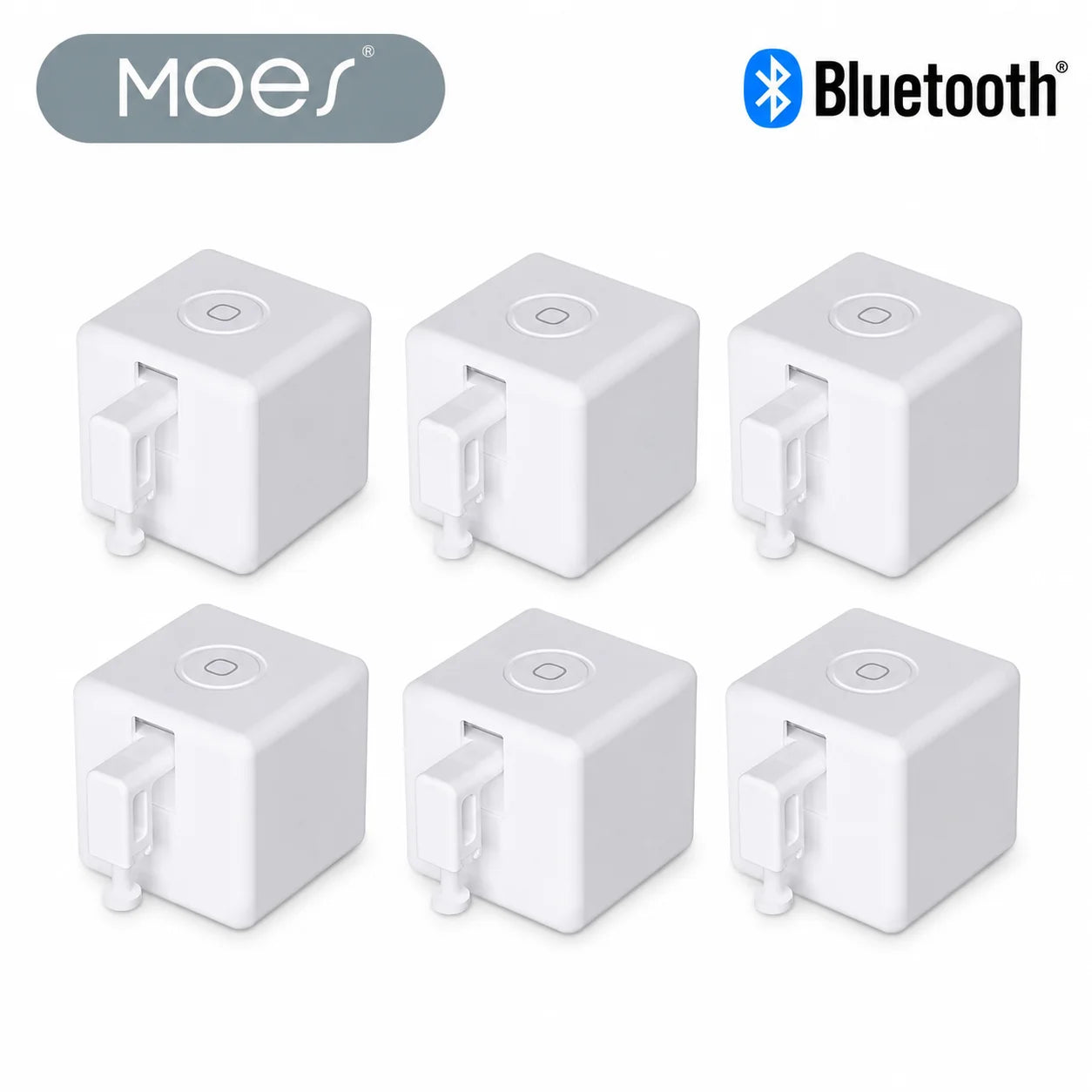 MOES Tuya Smart Bluetooth Fingerbot Switch With Voice Control