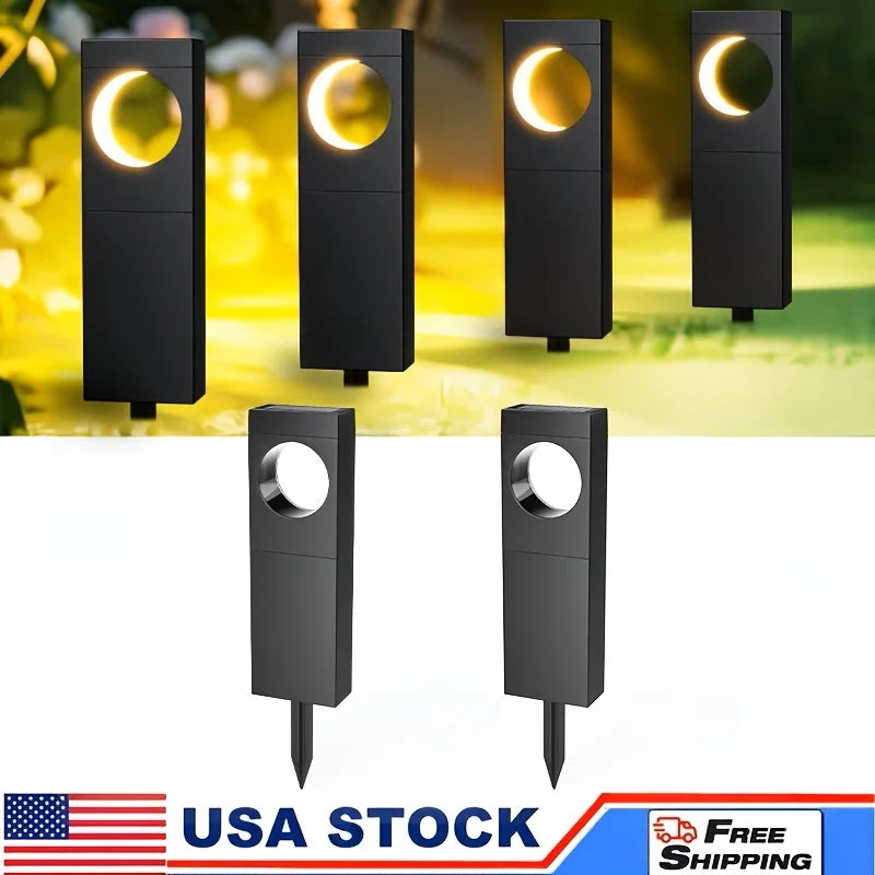 Solar Pathway Lights Outdoor Waterproof LED Garden Yard Pathway Lamp