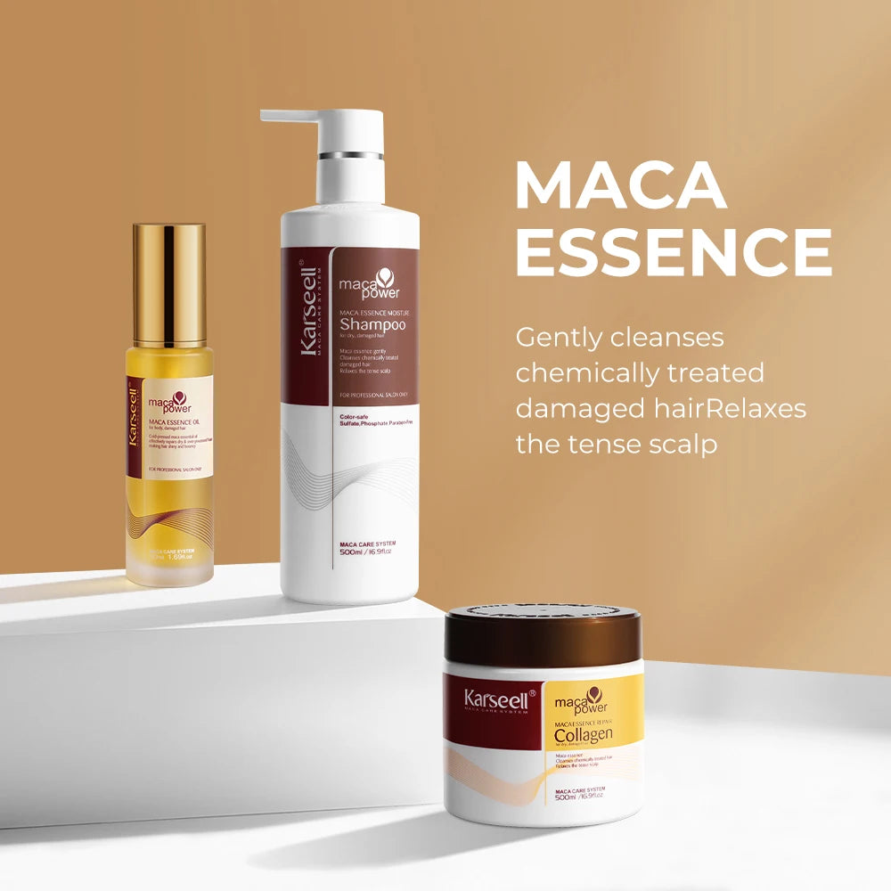 Karseell Collagen Hair Mask With Argan Oil Shampoo Set