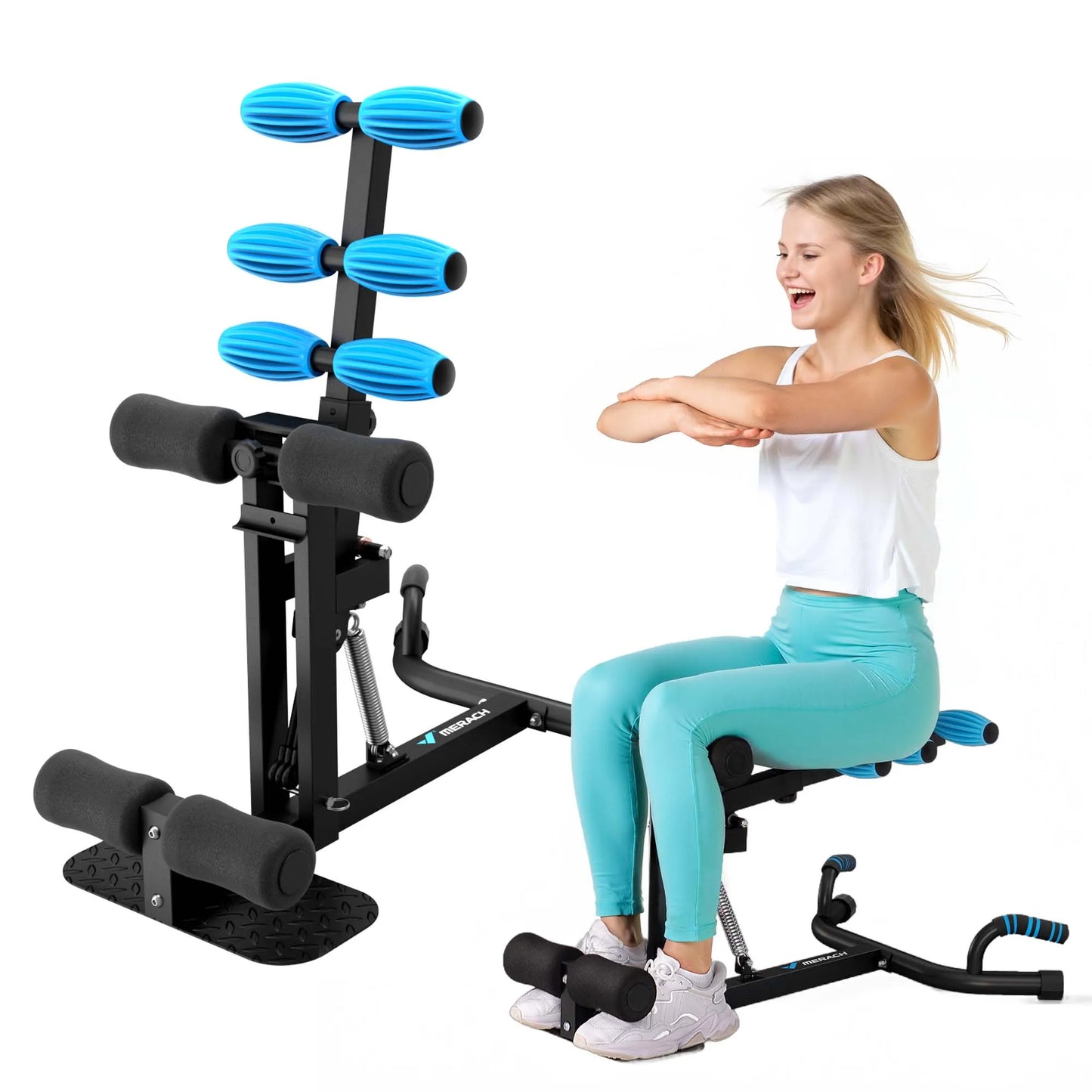 MERACH Deep Squat Machine for Glutes Core and Leg Training