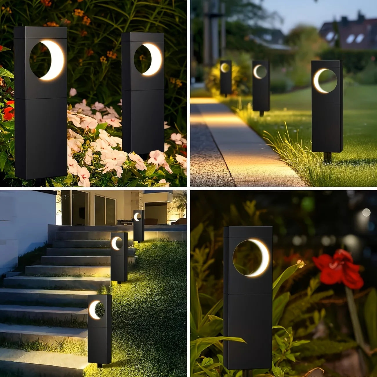 Solar Pathway Lights Outdoor Waterproof LED Garden Yard Pathway Lamp