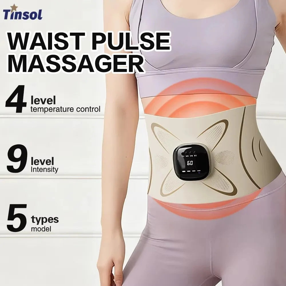 Jitesy EMS Waist Massager Belt With Heat And Five Modes