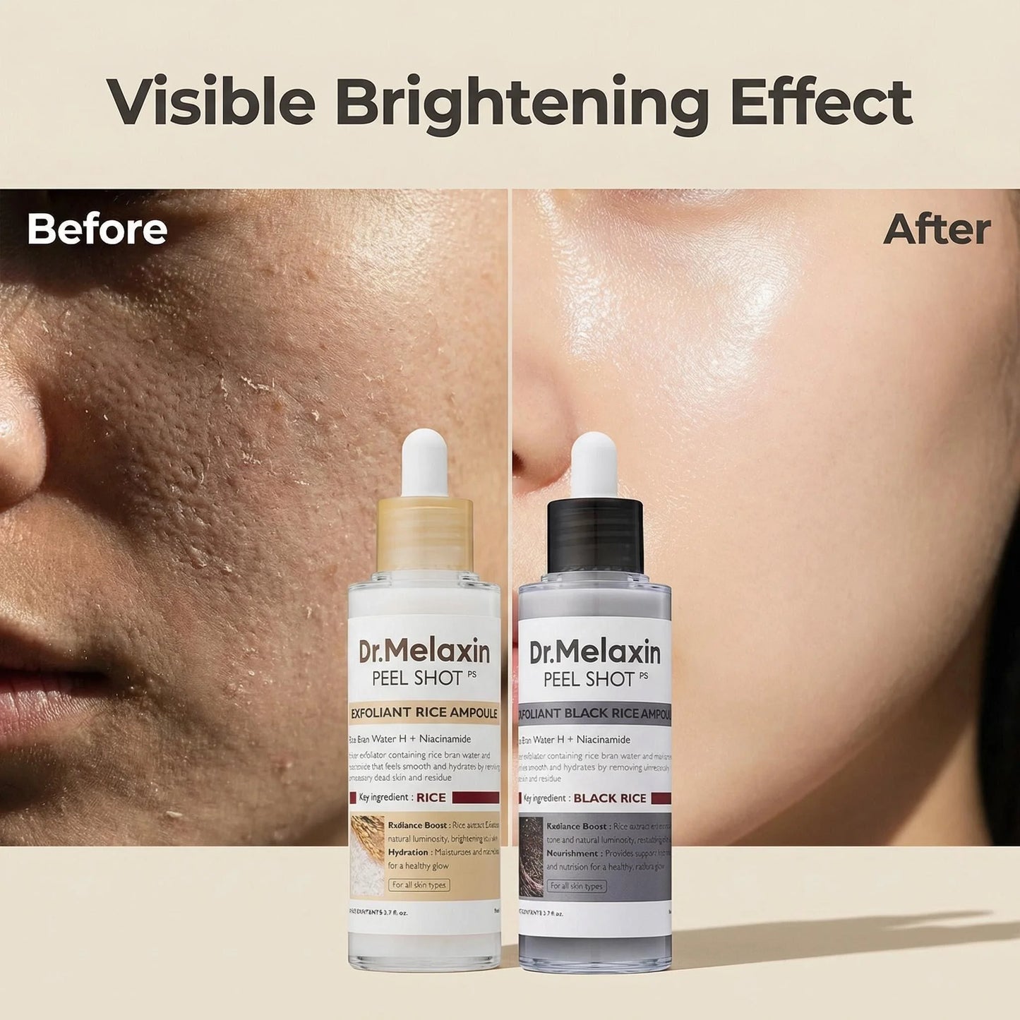 Black Rice Exfoliating Ampoule With Niacinamide For All Skin Types