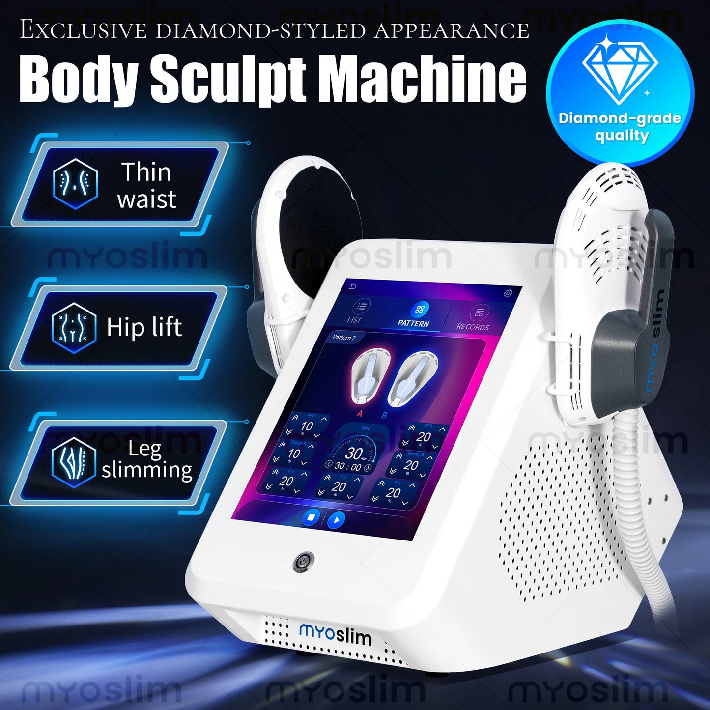 MYOSLIM EMS Body Slimming Machine For Fat Reduction And Toning