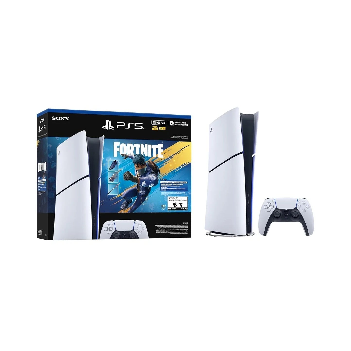 Sony PlayStation 5 Slim Digital Edition Bundle Fortnite Flowering Chaos
