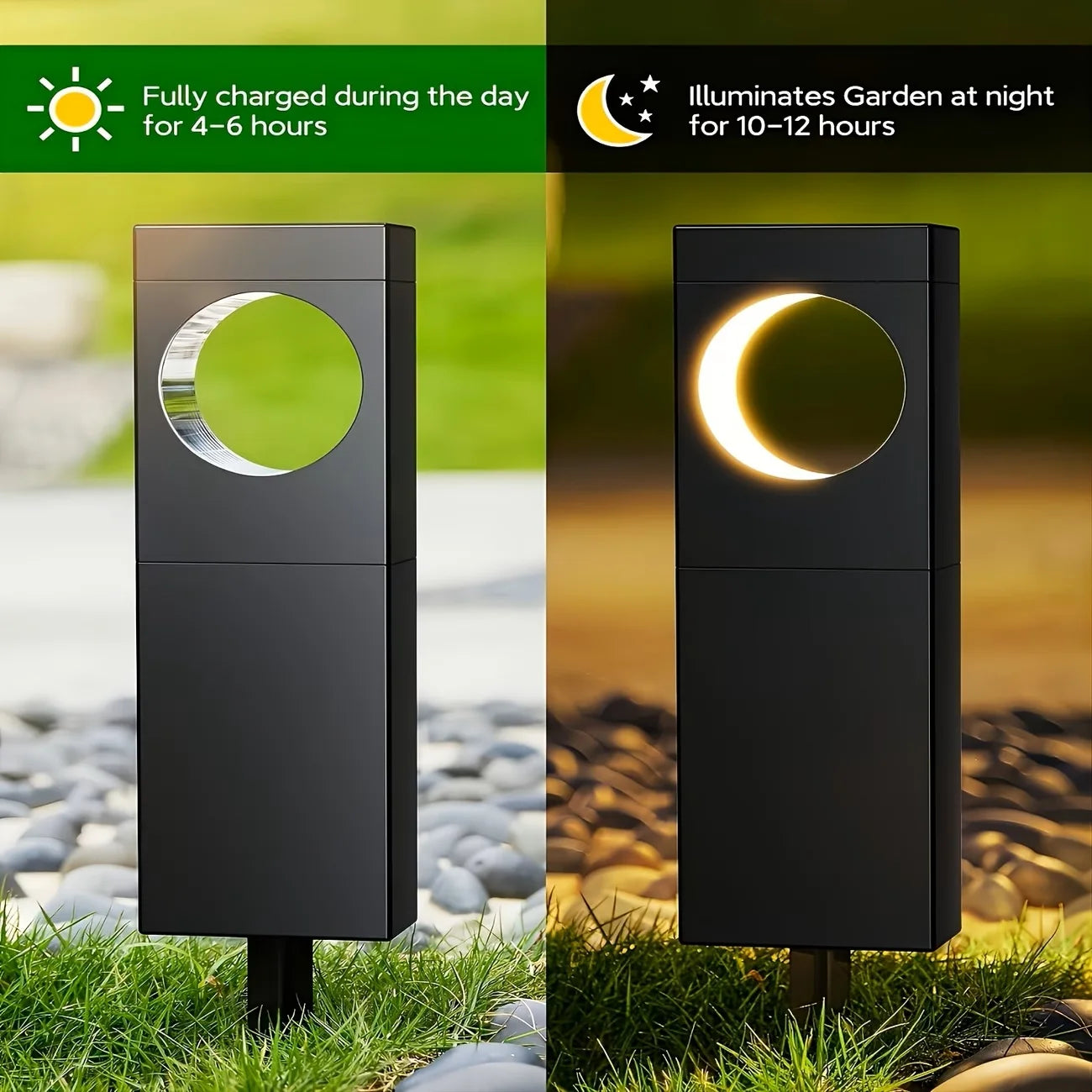 Solar Pathway Lights Outdoor Waterproof LED Garden Yard Pathway Lamp