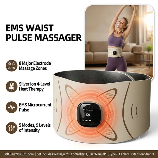 Jitesy EMS Waist Massager Belt With Heat And Five Modes