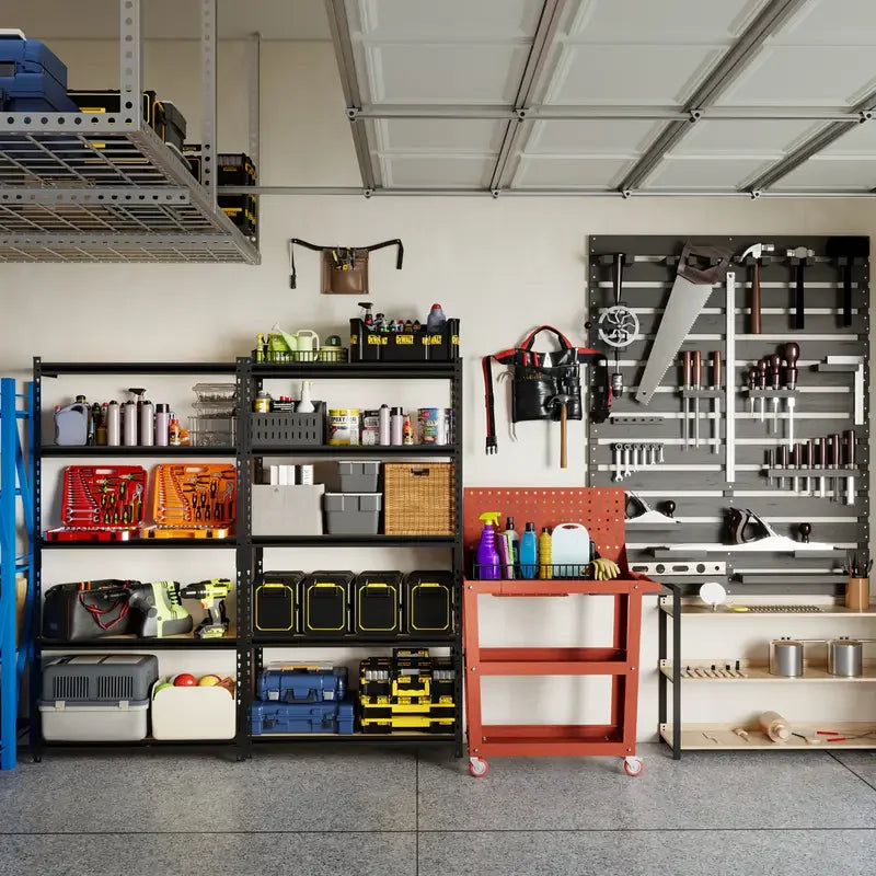 Heavy Duty Metal Storage Rack 2000 Pounds Per Layer Capacity