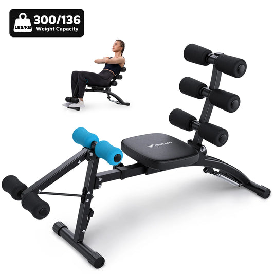 MERACH Ab Machine Multifunctional Adjustable Sit Up Bench