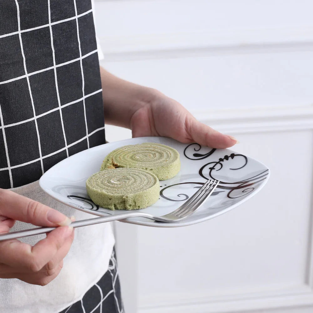 MALACASA Zoey Porcelain Dinnerware Set For Everyday Dining