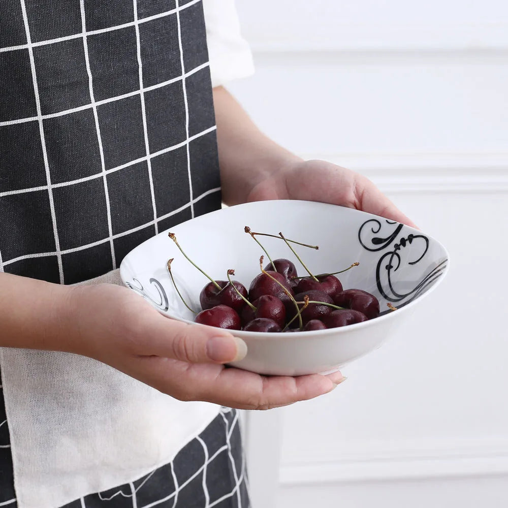 MALACASA Zoey Porcelain Dinnerware Set For Everyday Dining