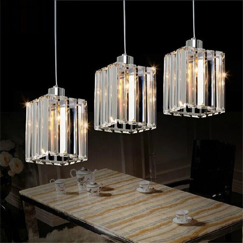 VETRULUS Modern Crystal Ceiling Lamp Minimalist Chandelier