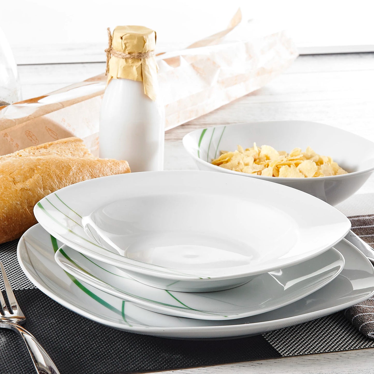 Malacasa Aviva Porcelain Dinnerware Set 24 And 48 Pieces