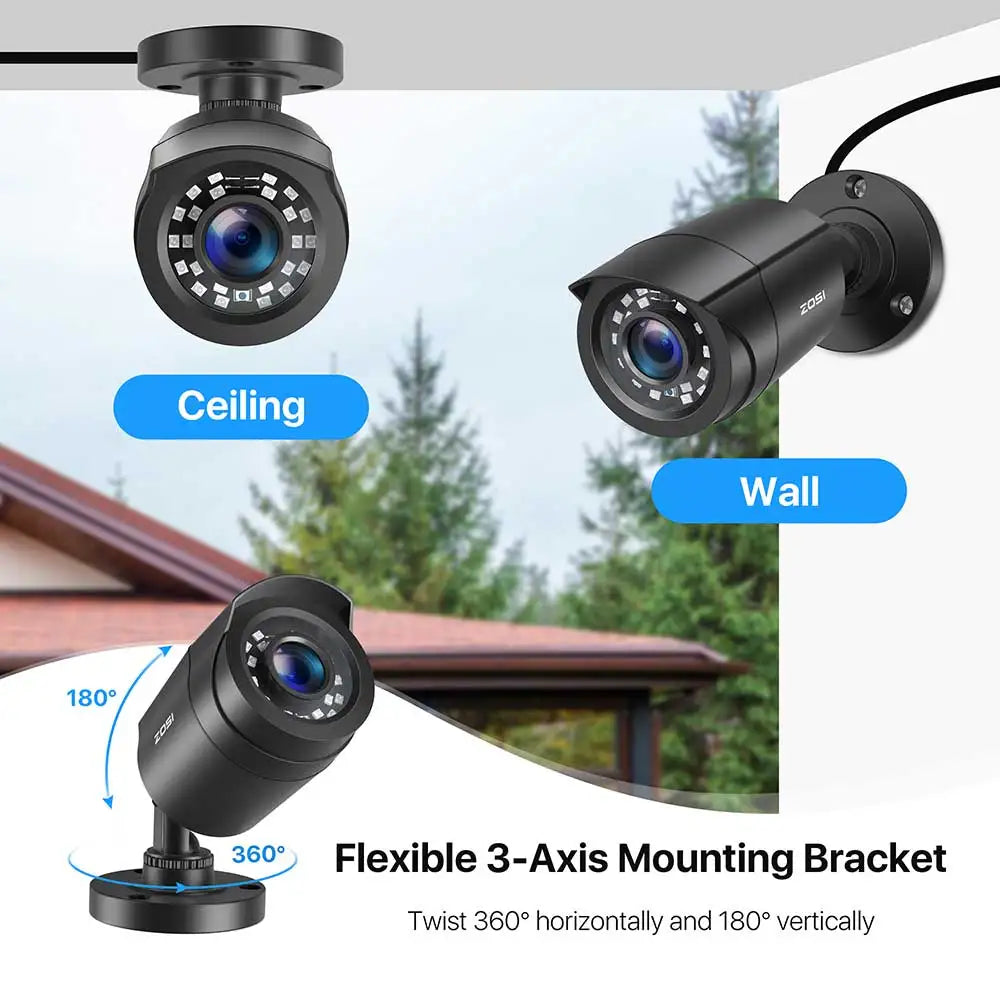 ZOSI 2.0MP 1080P Outdoor Indoor 4in1 CCTV Camera Weatherproof