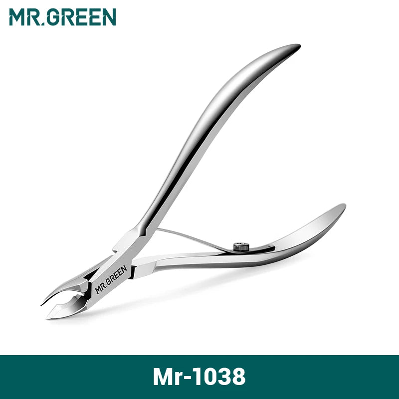 MR.GREEN Cuticle Nipper Manicure Scissors Stainless Steel Tweezers