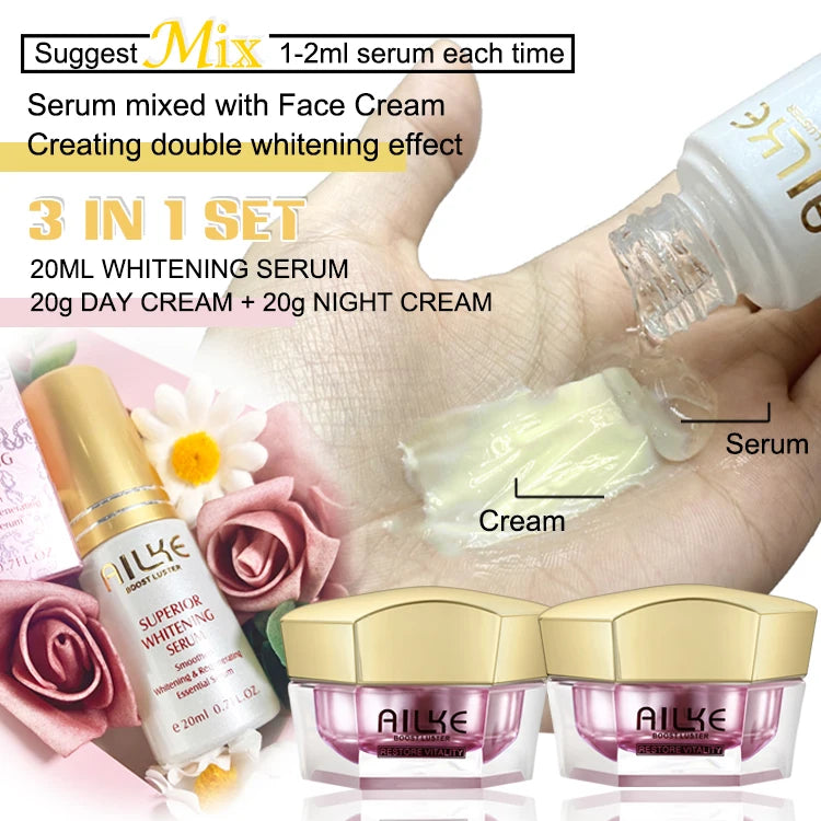 AILKE Lightening Anti-Wrinkle Face Cream With Hyaluronic Acid
