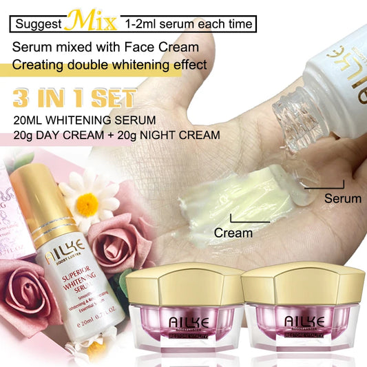 AILKE Lightening Anti-Wrinkle Face Cream With Hyaluronic Acid