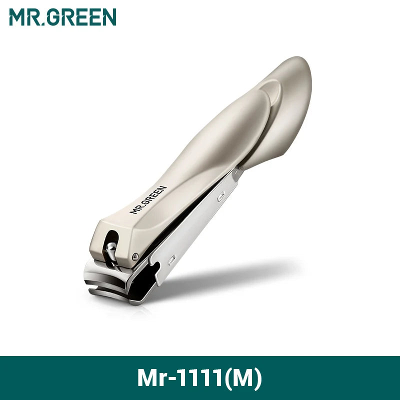 MR.GREEN Stainless Steel Nail Clippers Anti Splash Fingernail Cutter