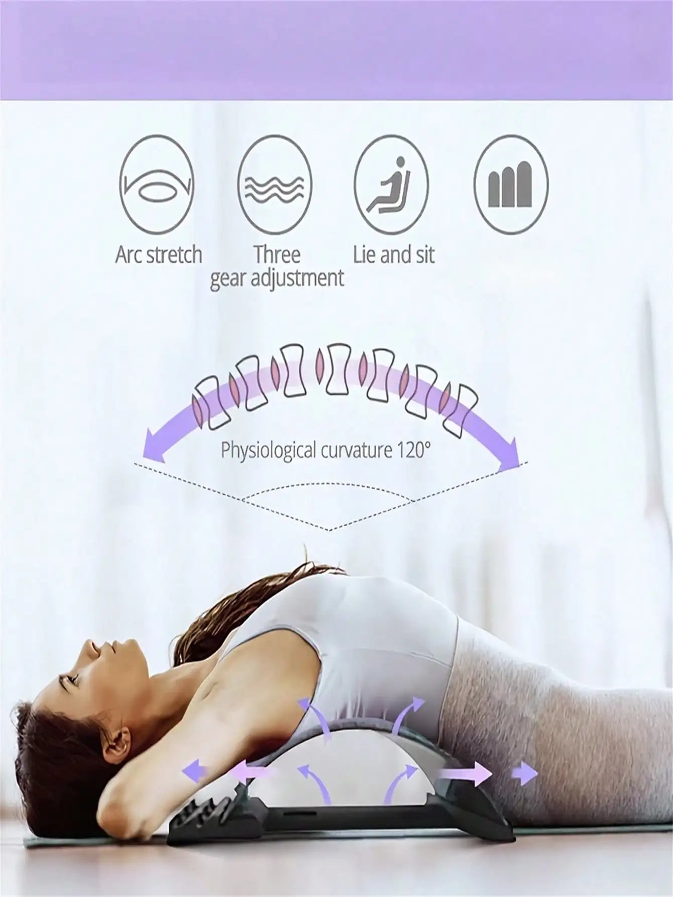 Back Relaxer Waist Stretcher And Cervical Back Stretch Tool