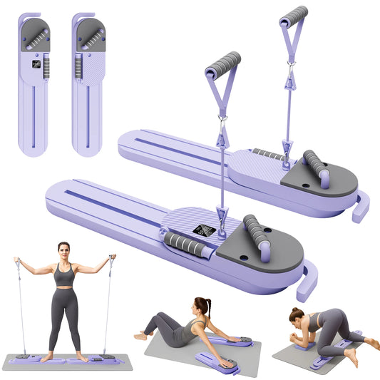 Pilates Reformer Board Portable Split Ab Workout System