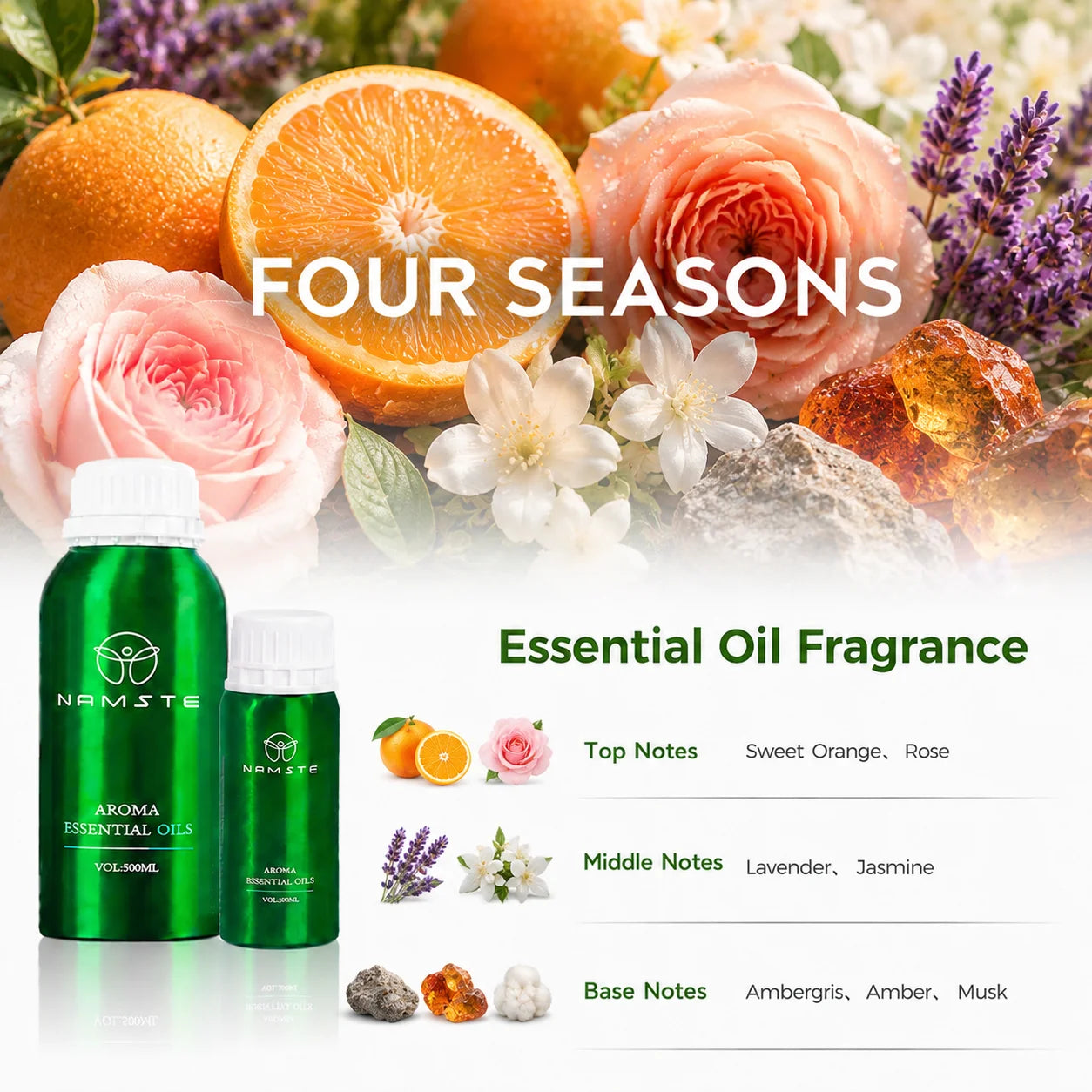 Namste Jasmine Room Fragrance Essential Oil For Home And Office