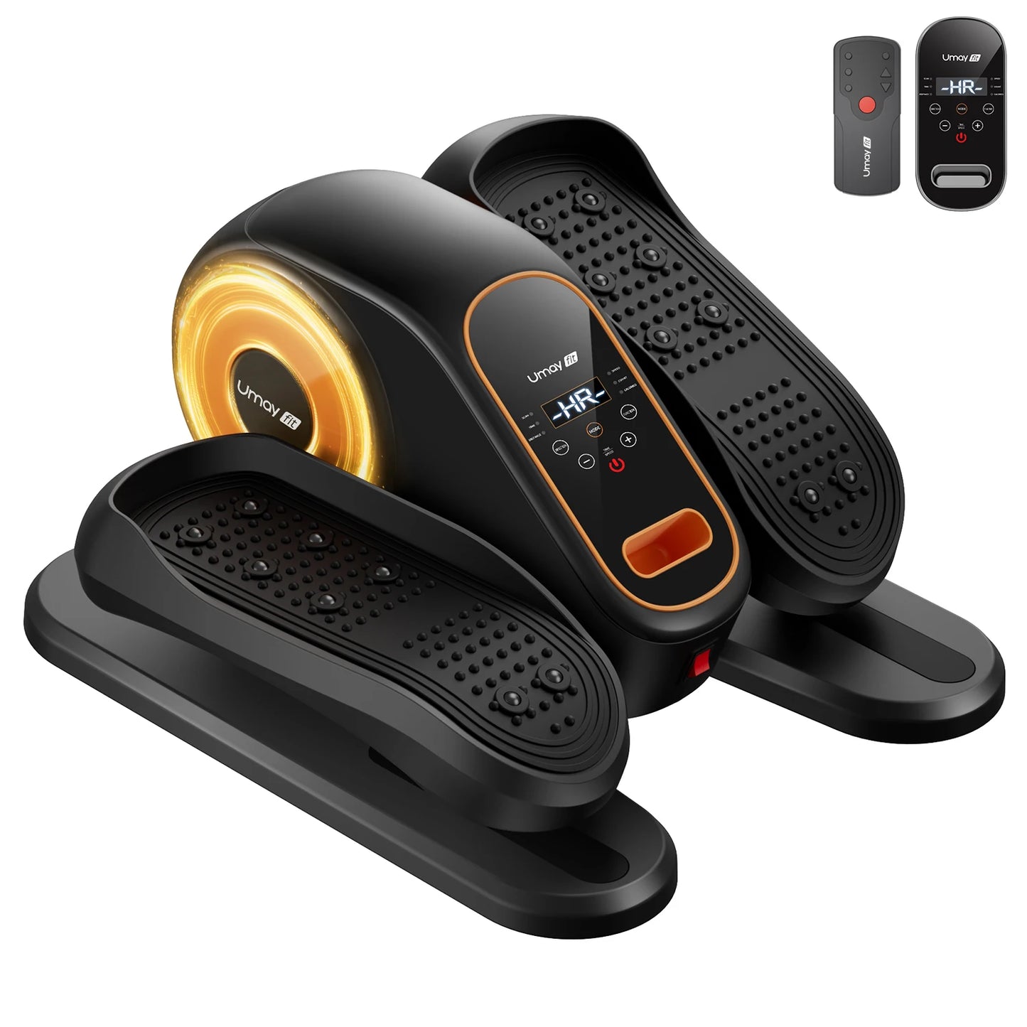 UMAY Compact Under Desk Elliptical Machine 12 Speed