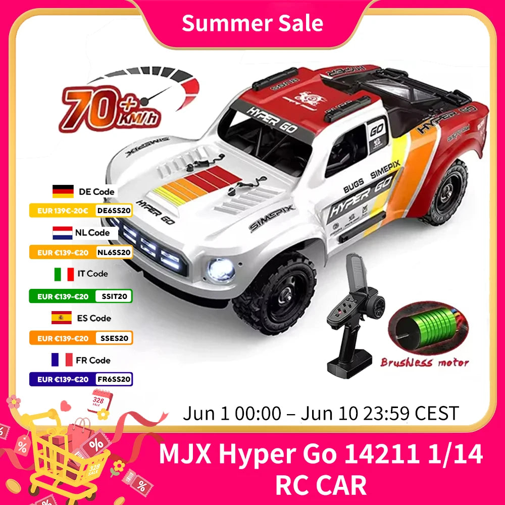 BEYONDSKY RC Racing Car 4WD Brushless Motor ESC Pro
