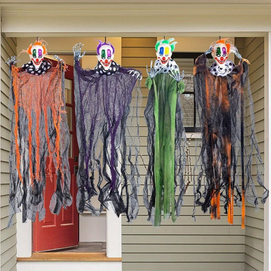 Hanging Clown Halloween Outdoor Garden Decorative Props