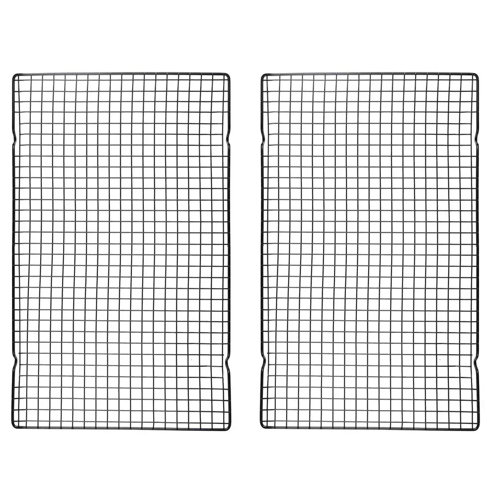 Nonstick Carbon Steel Cooling Rack Set 2 Piece For Baking
