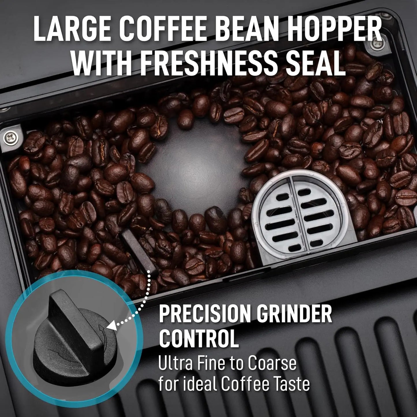 XMSJ Automatic Espresso Machine With Grinder And Self Cleaning