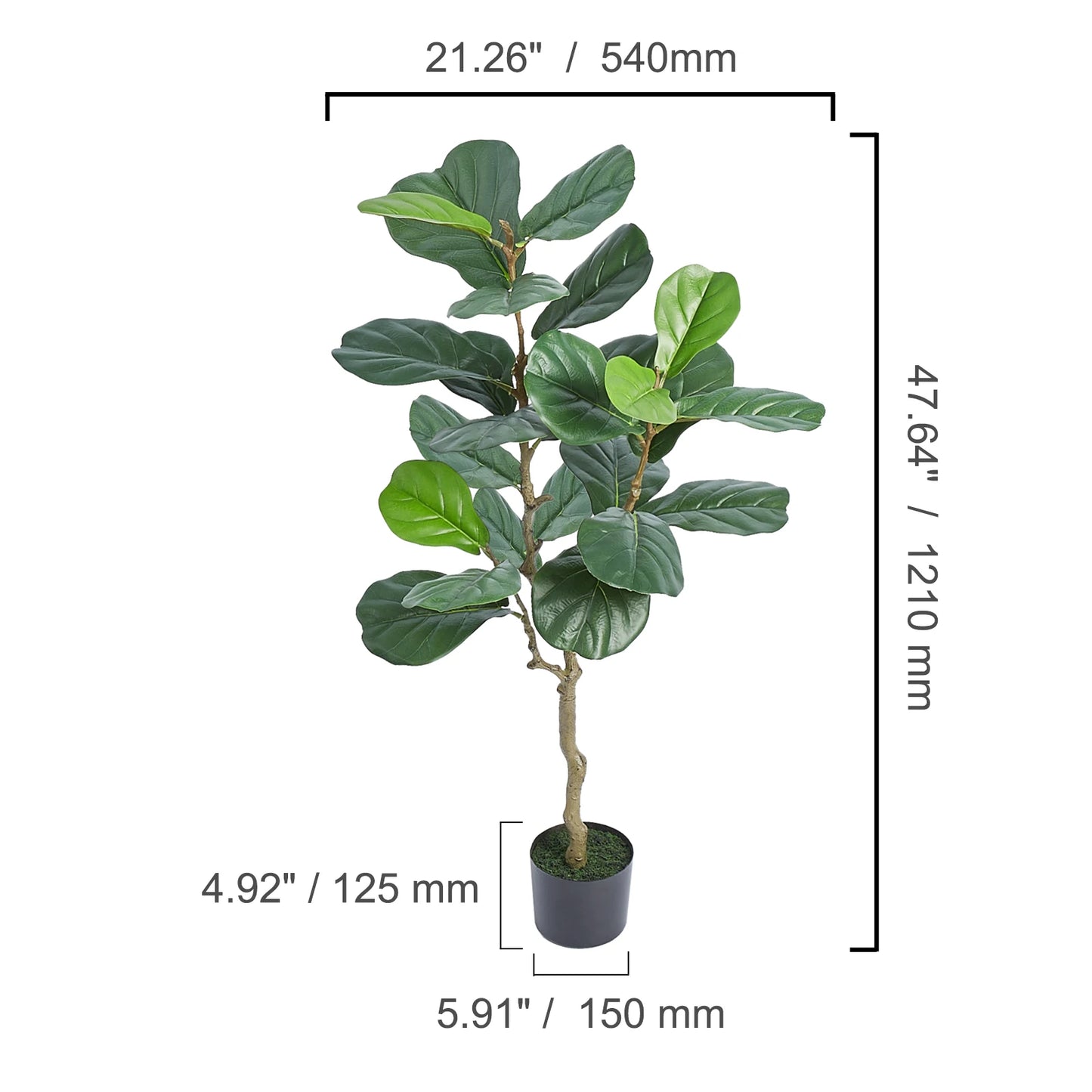 SucceBuy Artificial Olive Tree Faux Plant For Home Decor