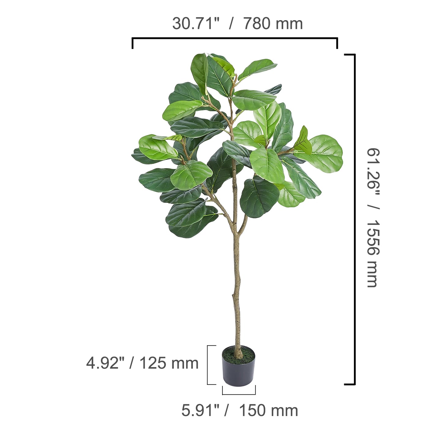 SucceBuy Artificial Olive Tree Faux Plant For Home Decor